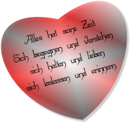 Alles hat seine Zeit: Sich begegnen und verstehen, sich halten und lieben, sich loslassen und erinnern.